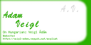 adam veigl business card