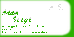 adam veigl business card